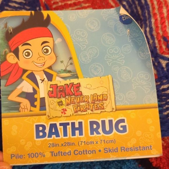 Disney Jake and the Neverland Pirates bath rug NWT - Picture 4 of 5